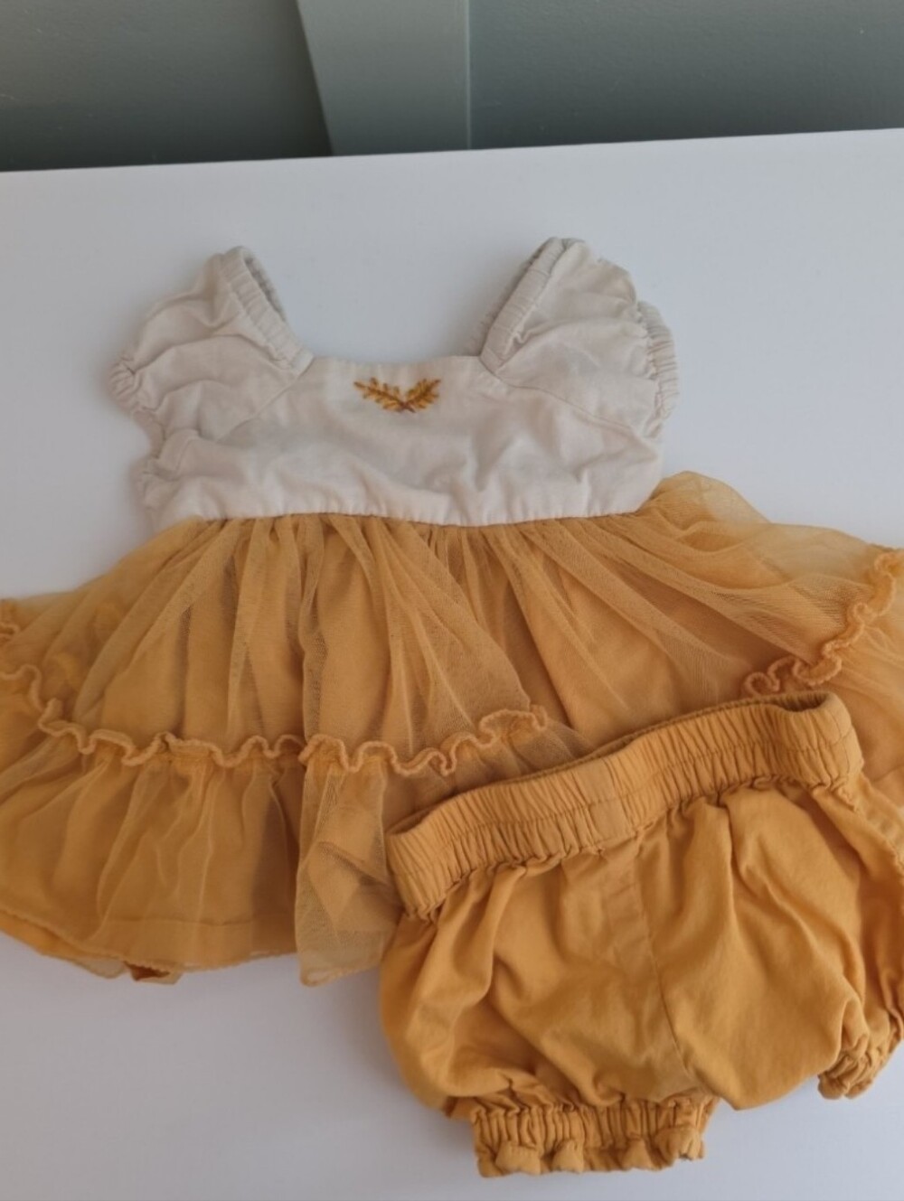 Well Dressed Wolf 3-6 Months Fall Thanksgiving Pumpkin Outfit Set Heirloom